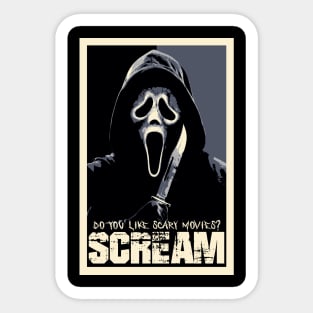 Do You Like Scary Movies Sticker